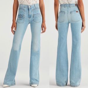 7 For All Mankind Jeans 25X34 Georgia Roxy Lights!